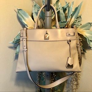 Michael Kors Gray  Leather Tote Bag. Never used!